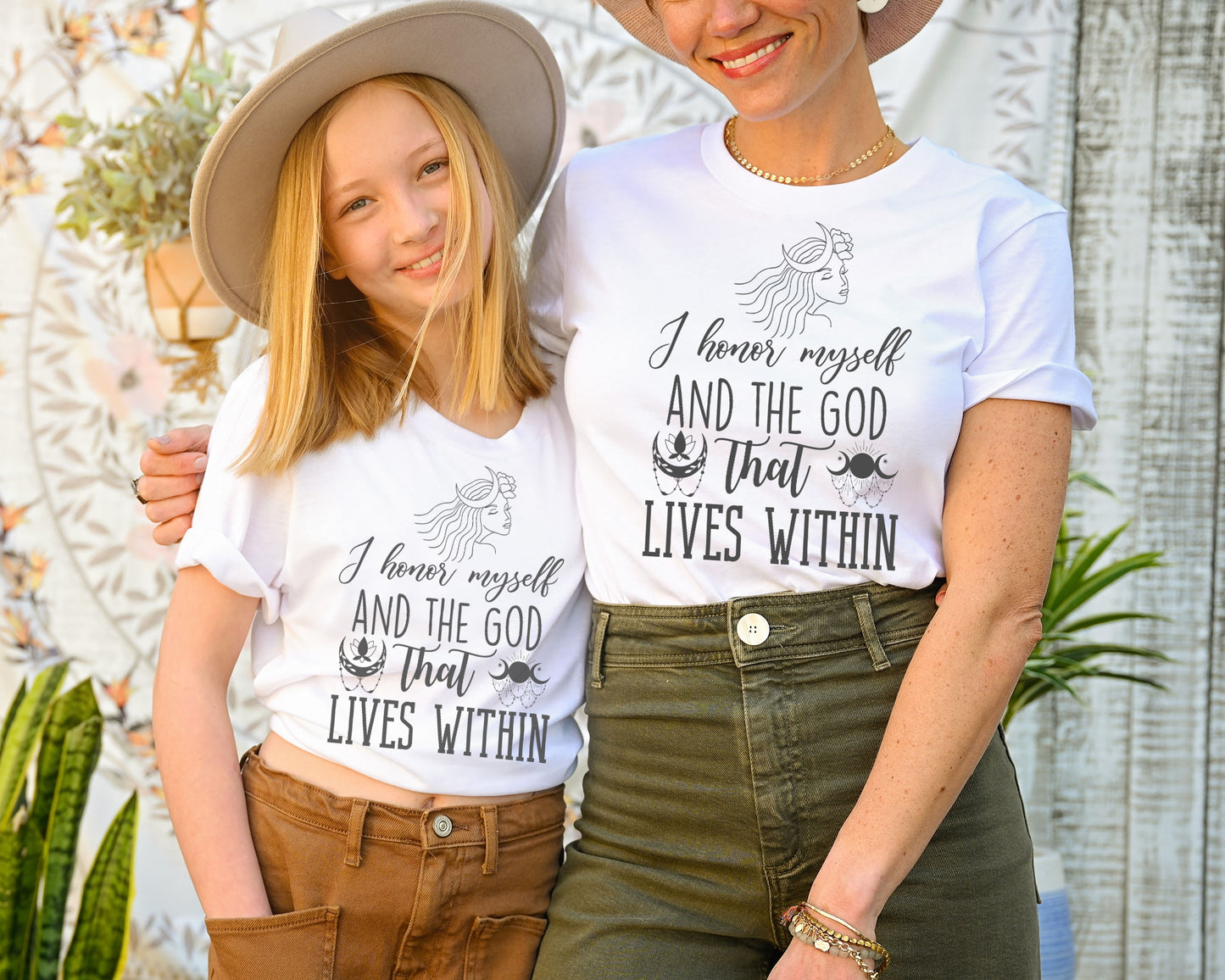 I honor myself and The God That Lives Within t-shirt
