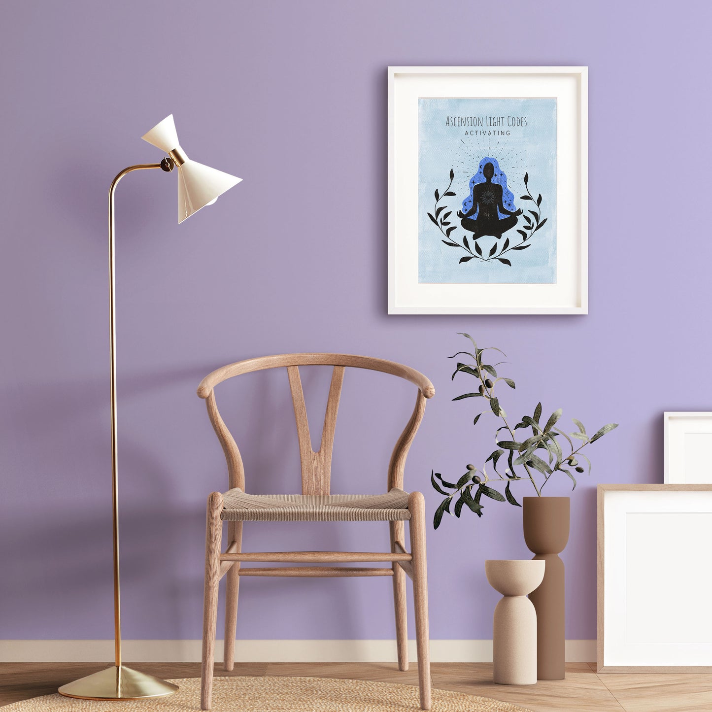 Ascension Light Codes Activating Wall Art Print