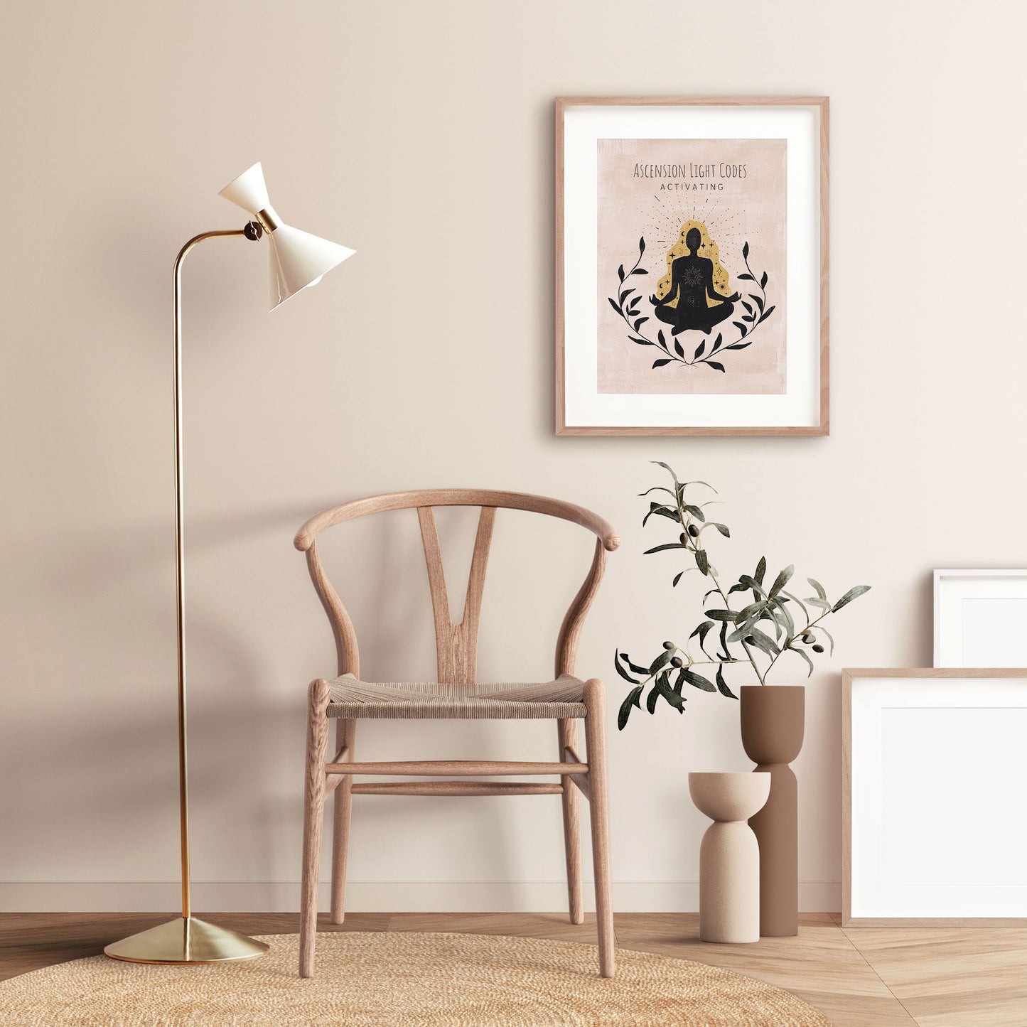 Ascension Light Codes Activating Wall Art Print