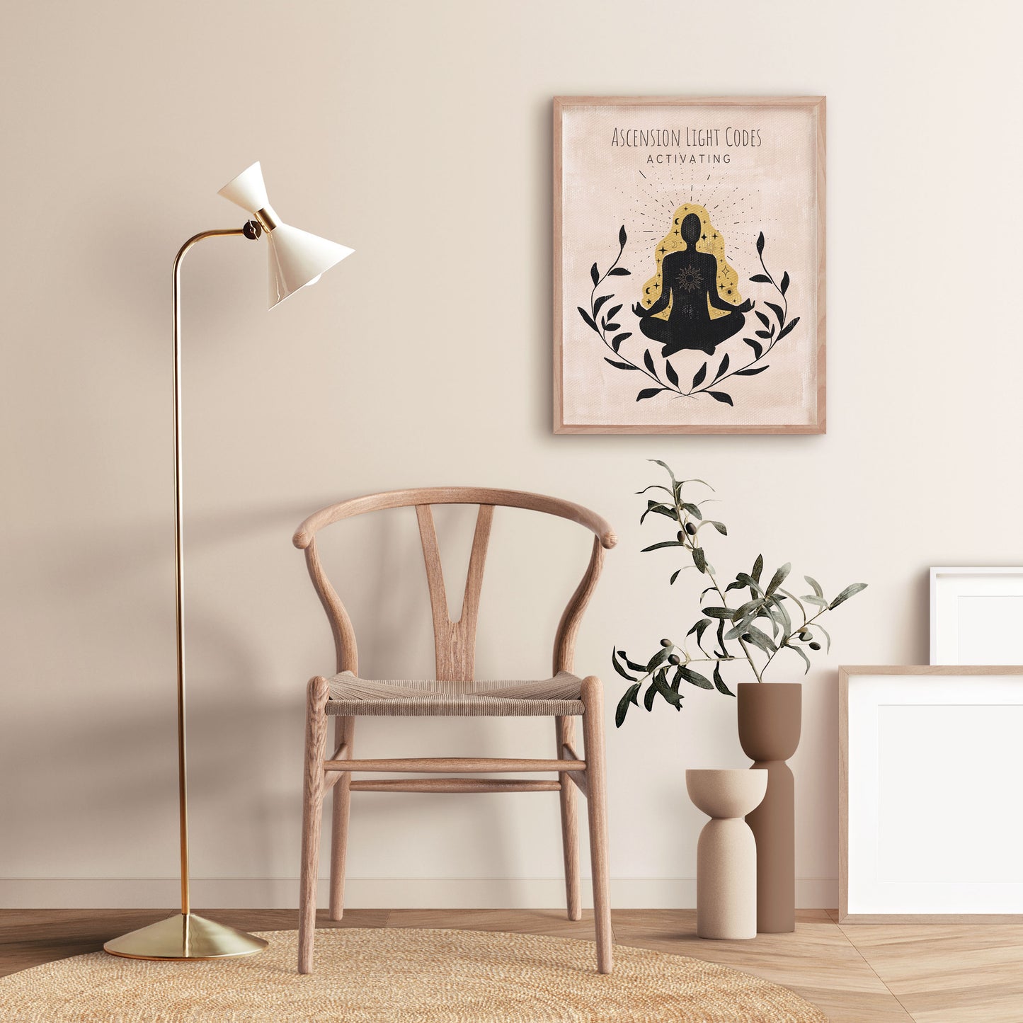 Ascension Light Codes Activating Wall Art Print
