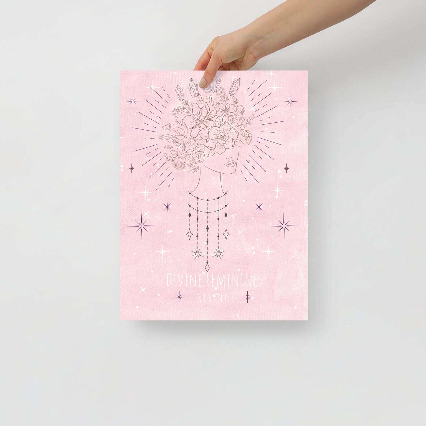 Divine Feminine Rising Wall Art print