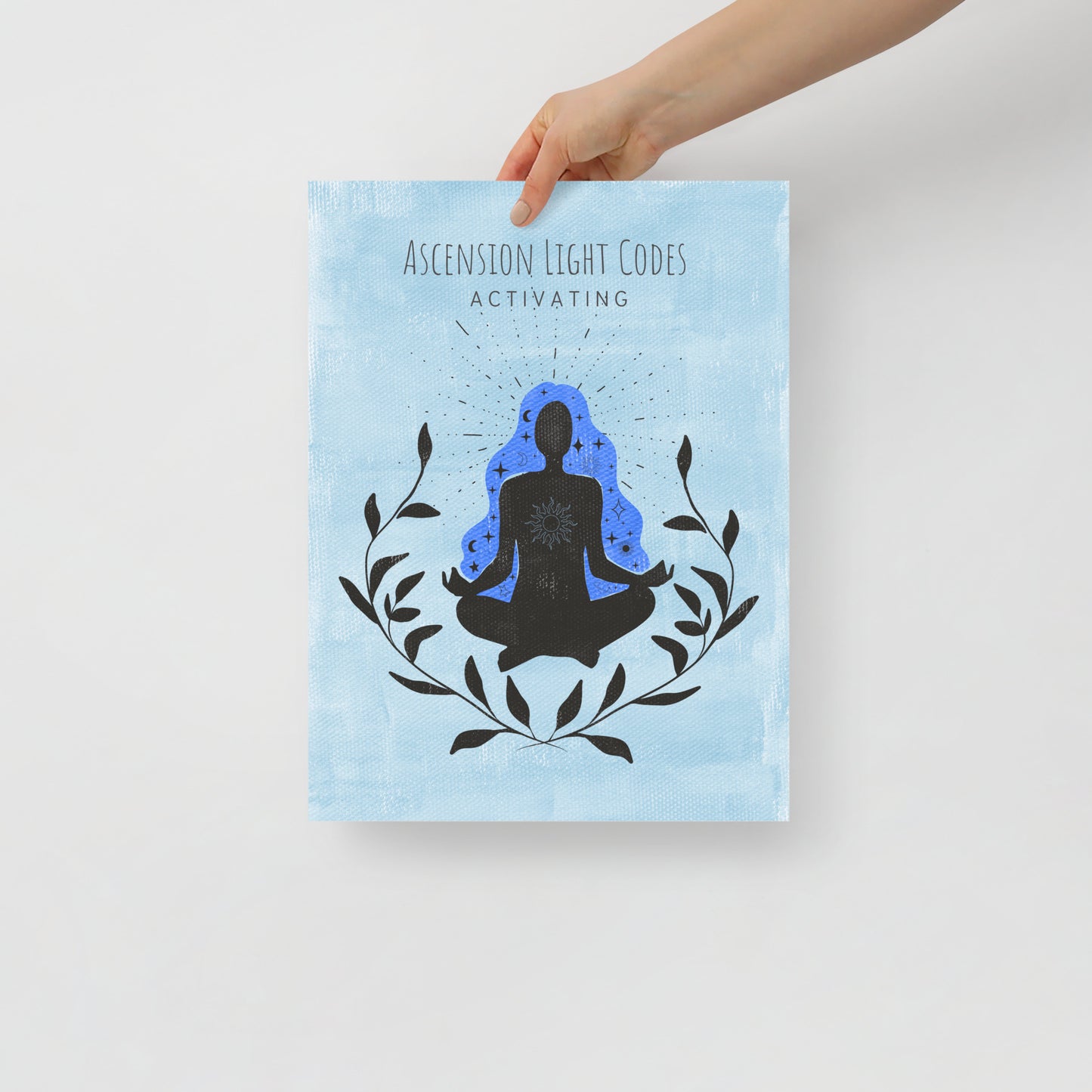 Ascension Light Codes Activating Wall Art Print