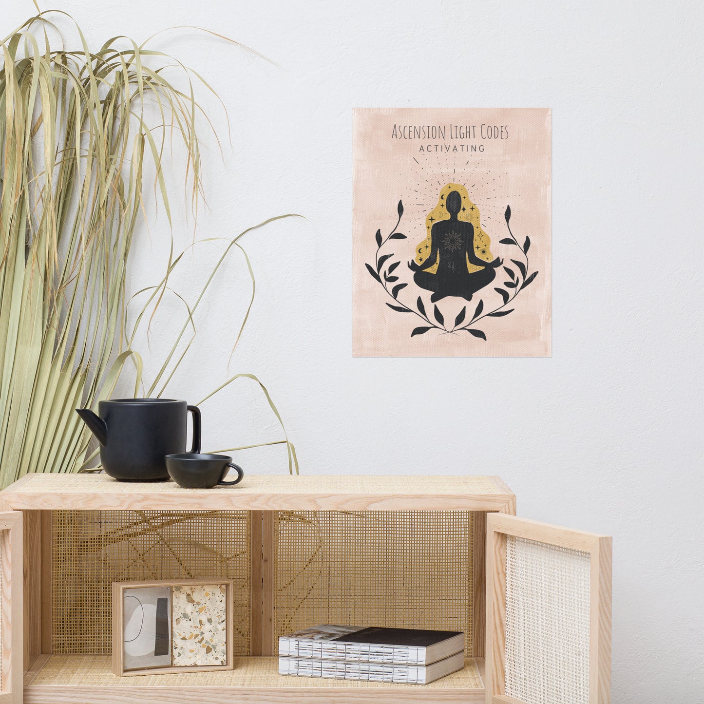Ascension Light Codes Activating Wall Art Print