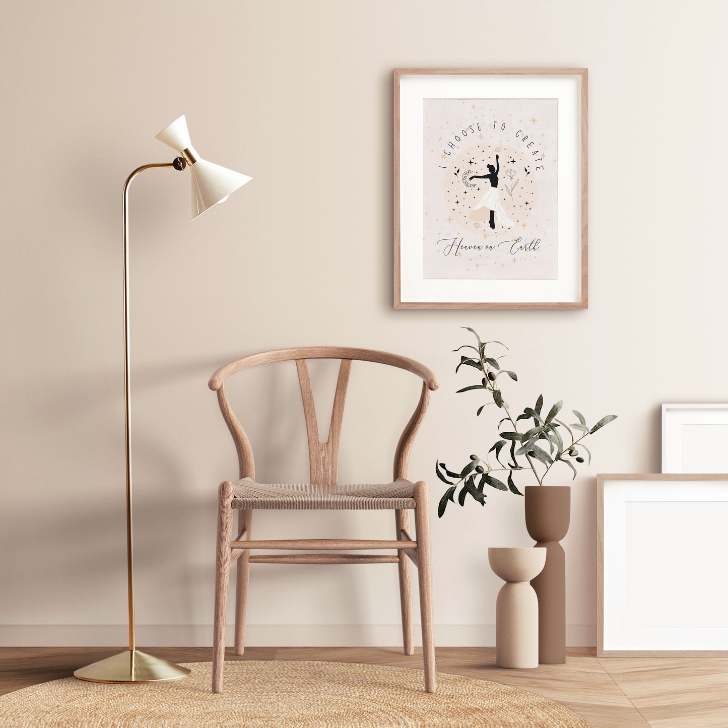 I Choose to Create Heaven on Earth Wall Art Print