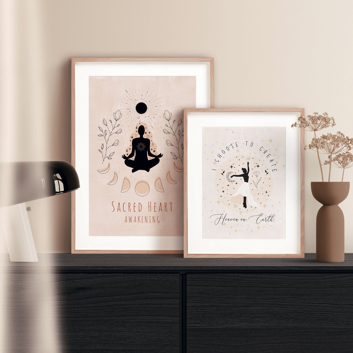 Sacred Heart Awakening Art print