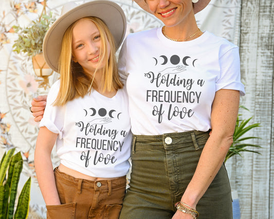 Holding A Frequency Of Love t-shirt
