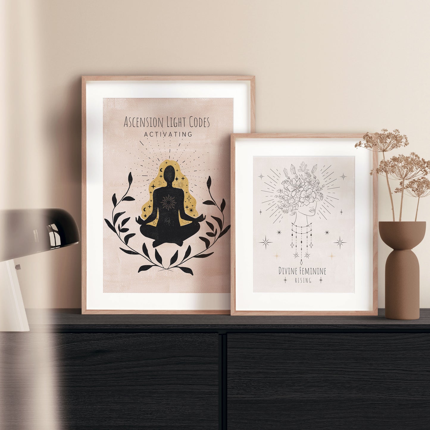 Divine Feminine Rising Wall Art Print