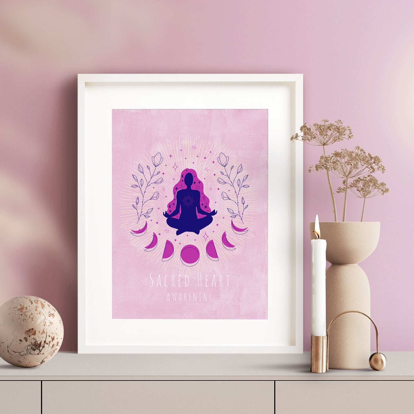 Sacred Heart Awakening Art print